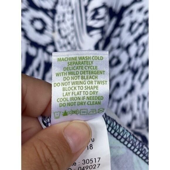 Lilly Pulitzer Women’s Hollee Shift Dress Bright Navy Pineapple Party Small - Picture 8 of 9